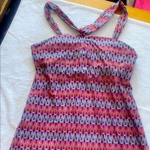 Athleta Multicolor Patterned Dress NWOT